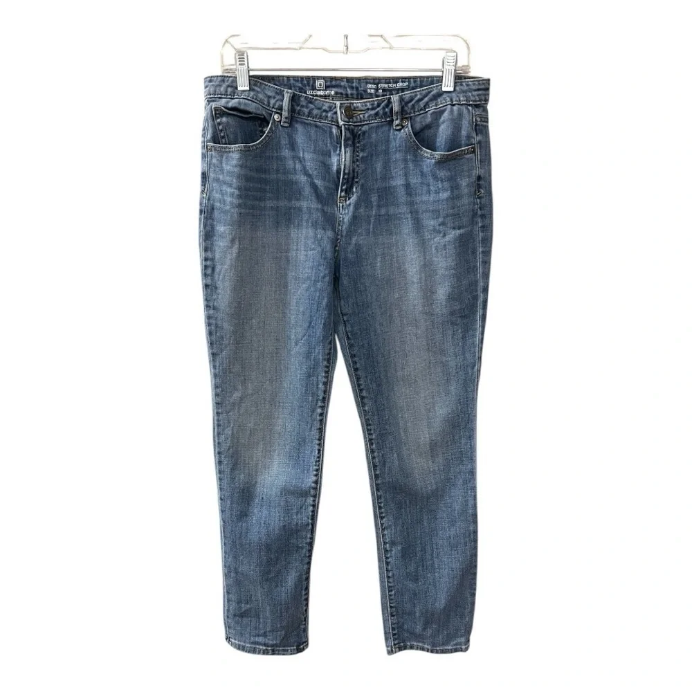 Liz Claiborne Stretched Cropped Jeans Size 10 Women's